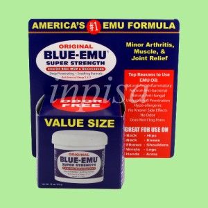Blue Emu Original 2 Jars x 12oz Super Strength Emu Oil Aloe MSM 