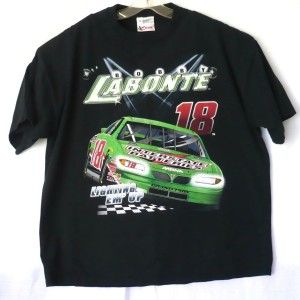 Bobby Labonte T Shirt Lighting Em Up #18 Green Pontiac Grand Prix 