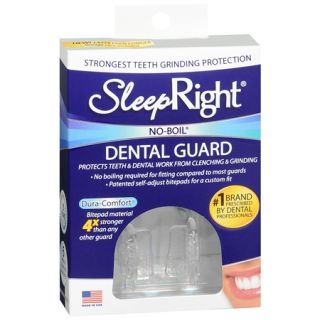 sleepright dura comfort no boil dental guard self adjust night guard 