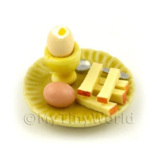 Boiled Egg Yellow Cup Doll House Miniature Food Style 2