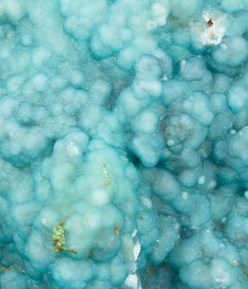 Turquoise Blue Hemimorphite Botryoidalbubble Crystals Yunnan 
