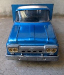 Vintage Tonka Toys Mound Minnisota Blue Flat Bed Truck Nice Streight 