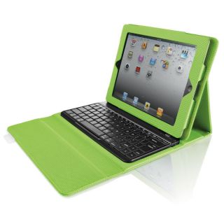 Bluetooth Keyboard w/Portfolio Case for iPad 2 Tablet   Green, from 