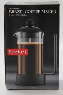 Bodum Brazil French Coffee Maker Press 3 Cup 12oz New
