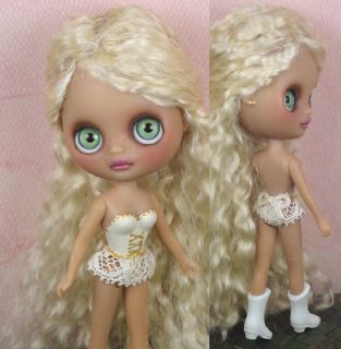 Liat   OOAK custom Blythe mohair dressed doll repaint petite by Ellen 