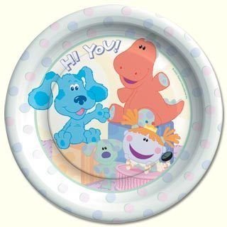   BLUES CLUES CAKE PLATES Shower or 1st First Birthday ~ Party Supplies