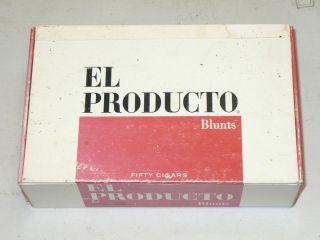 Vintage Used Cigar Box El Producto BLUNTS