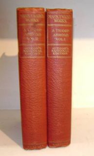  A Tramp Abroad Two Volumes Mark Twain 1907