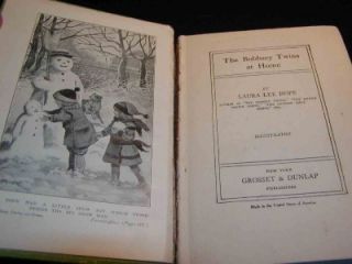 Antique Book The Bobbsey Twins at Home Laura Lee Hope