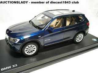 18 BMW X3 xDrive35i 3 5i F25 2010 2012 Blue Blau Bleu Dealer Promo 