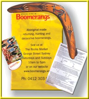 WP Aboriginal Boomerang 3 x14 Boomerangs $48 Save $$$$
