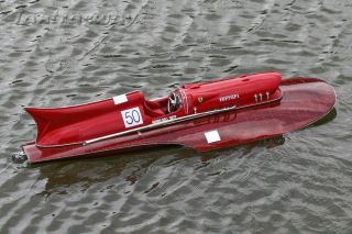   ferrari arno xi racing hydroplane wooden boat model rc convertible