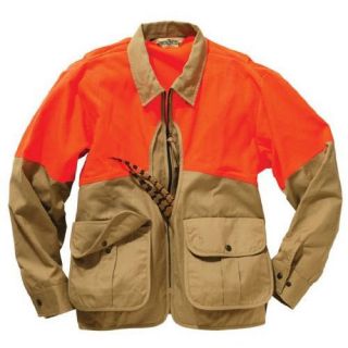 New Bob Allen Upland Hunting Coat Khaki Orange Size 3XL