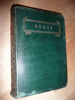ROBERT BURNS THE POETICAL WORKS FULL LEATHER EXCELLENT CLEAN COPY 