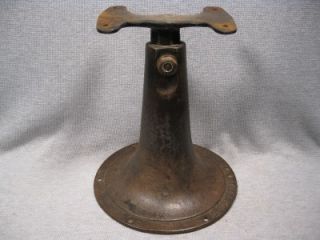 Adjustable Cast Iron Base for Table Kenney Wolkins Machine Age 