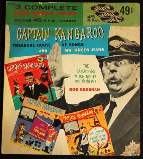   KANGAROO 1958 45 RPM RECORD BOB KEESHAN LUMPY BRANNUM & THE SANDPIPERS