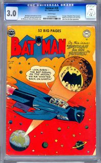QP Batman 59 CGC 3 0 Bob Kane Bill Finger Future Batman Joker 1950 
