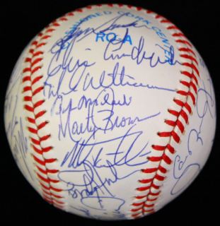 1990 Baltimore Orioles Team Signed OAL Baseball Autographed