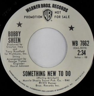 BOBBY SHEEN Something New To Do I May Not Be What You Want rare soul 