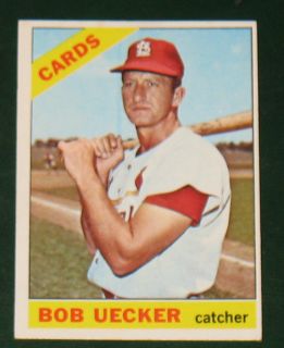1966 Topps St Louis Cardinals Bob Uecker Sweet Vintage Card