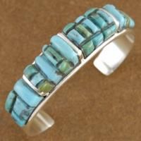   cuff bracelet by Navajo artisans Robert Livingston and Tony Turpen