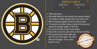 Boston Bruins NHL Hockey Decal Car Bumper Window Wall Sticker