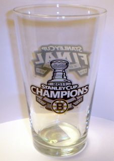 Boston Bruins 2011 Stanley Cup Champs Pint Glass
