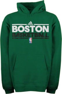 Boston Celtics NBA Practice Hooded Sweatshirt Green