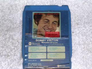 Bobby Vinton Melodies of Love 8 Track Tape ABC851H