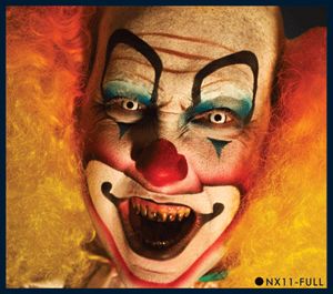 European Body Art Nixs Collection Evil Clown Halloween Airbrush Face 