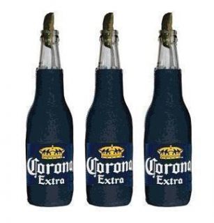 Corona Extra 3 Bottle Cooler Coozie Coolie Koozie New