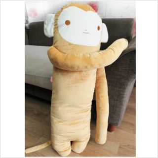 Cutie Monkey Body Pillow Stuffed Animal Bedding Cushion Gold 39 