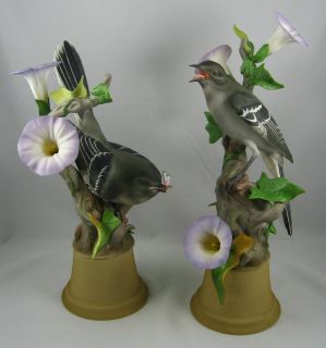 Boehm Limited Edition Mockingbirds on Blossoming Bindweed Figurine 