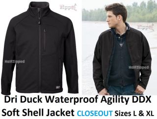 Dri Duck Waterproof Agility DDX Soft Shell Jacket 5347 L XL CLOSEOUT 