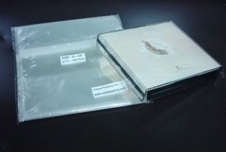 500 Double CD Jewel case resealable Cello / BOPP Bags Sleeves