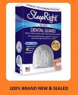 SleepRight Dura Comfort Dental Guard No Boil Brand New Sealed