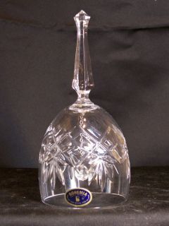 Vintage Bohemia Czech Republic Fine Cut Crystal Over 24 % Lead Glass 
