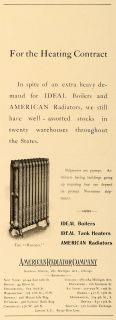 1904 Ad American Radiators Ideal Boilers Home Heating