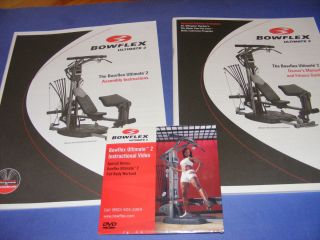 Bowflex Ultimate 2 Instructional DVD with Assembly Manual Owners 