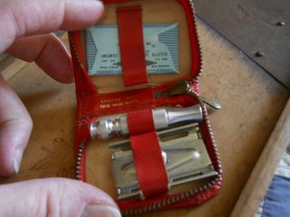 Miniature Shaving Kit Vintage Made in Austria Great Stocking Gift 