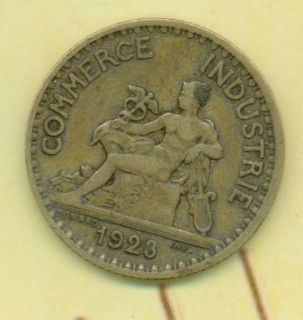 1923 Bon Pour 1 Franc Chambres de Commerce de France Industrie