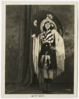 Vintage 1920s Betty Boyd Silent Film Photograph Wildly Costumed 