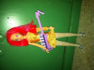 Jem and The Holograms Kimber Doll in Outfit with Keytar