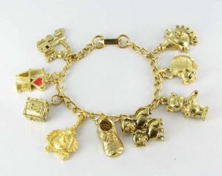 charm bracelet this is a lovely bracelet with a a children theme the 