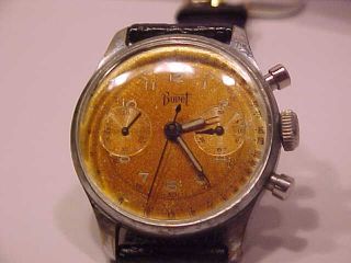 Vintage Bovet Swiss Early Waterproof Chronograph Watch