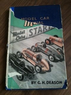 1949 MODEL TETHER RAIL RACING CAR BOOK Plans Mills Deason First Editon 