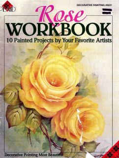 Tole Painting Pattern Book Rose Workbook