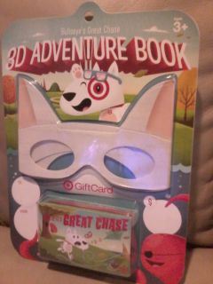 New  Target Gift Card 3D Adventure Book kids toy with 3D Glasses no 
