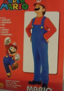 SUPER MARIO COSTUME BOYS SIZE 6 NEW IN PACKGE