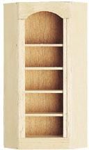 houseworks wood corner bookcase 5026  from houseworks 